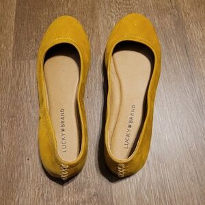 Lucky Brand Mustard Yellow Women's Flats